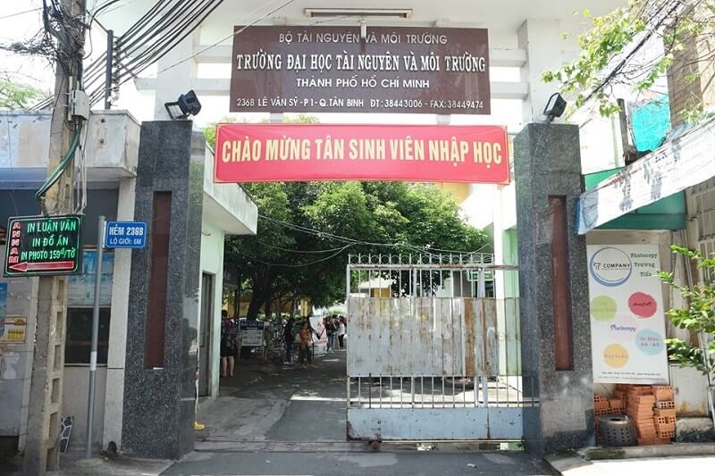 Trường Đại học Tài nguyên và Môi trường Hồ Chí Minh tuyển sinh năm 2022