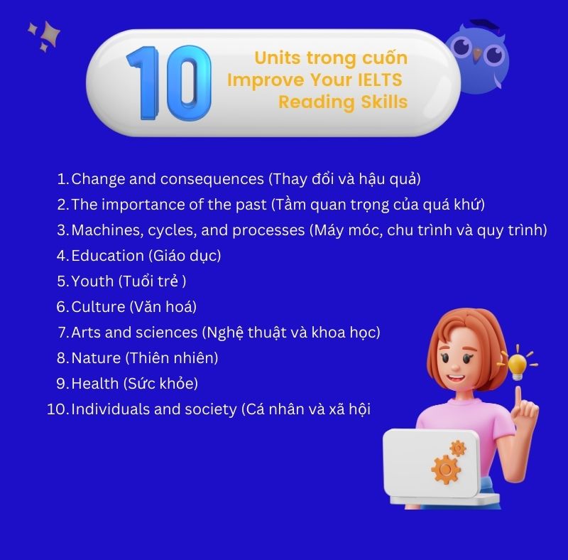 10 Units trong sách Improve Your IELTS Reading Skills