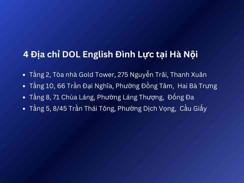 Học IELTS ở đâu rẻ và tốt ở Hà Nội - DOL English