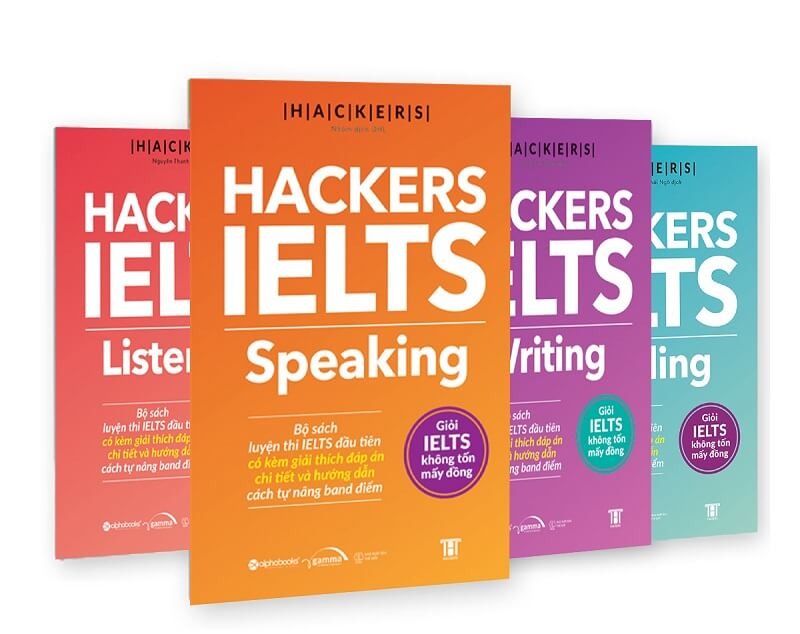 Trọn bộ sách tự học IELTS từ con số 0 Hacker IELTS