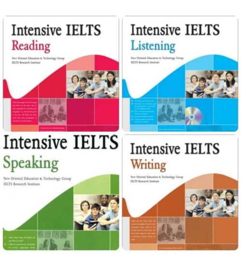 Trọn bộ sách tự học IELTS từ con số 0 Intensive IELTS