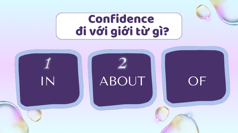 Confident đi với giới từ gì danh từ