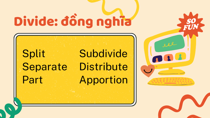 Từ đồng nghĩa với Divide