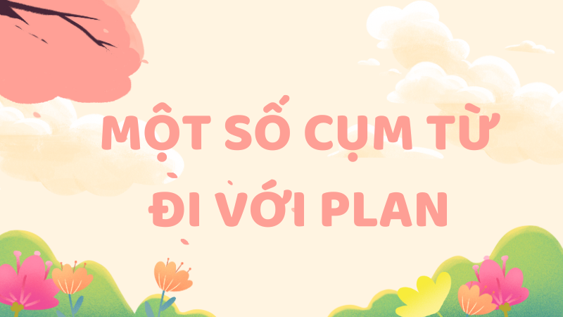 Các cụm từ quen thuộc đi cùng Plan