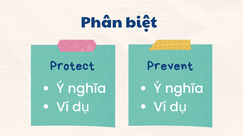 Phân biệt Protect và Prevent