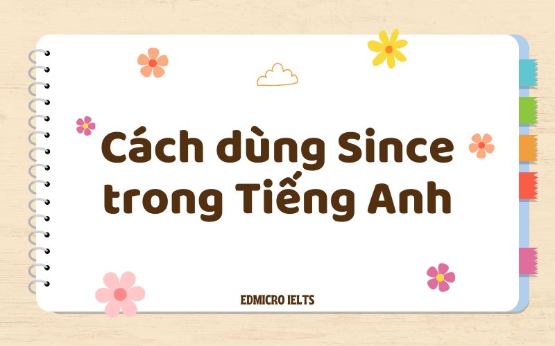 Cách dùng Since trong Tiếng Anh