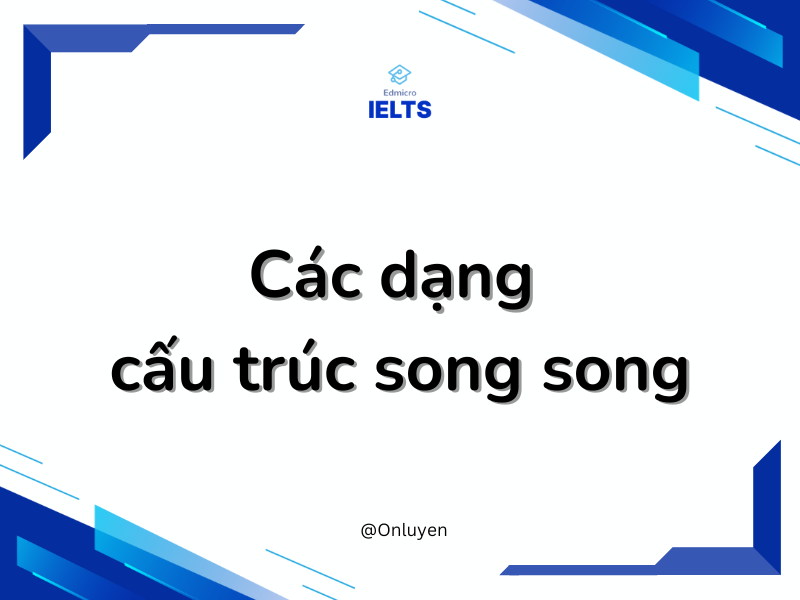 Các dạng cấu trúc song song