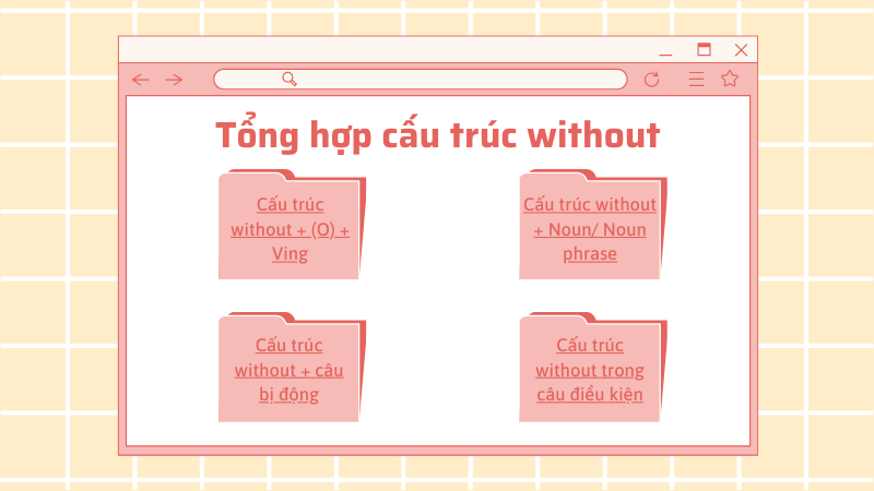 Cấu trúc without công thức