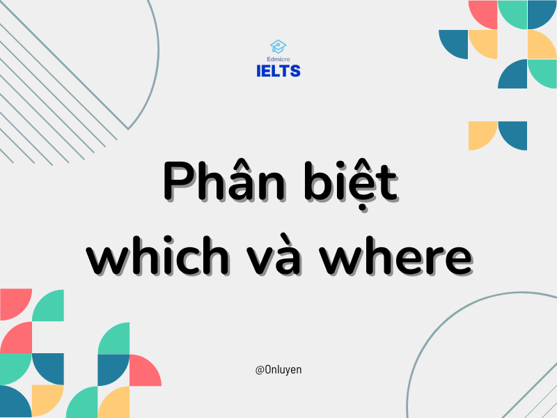 Phân biệt which và where