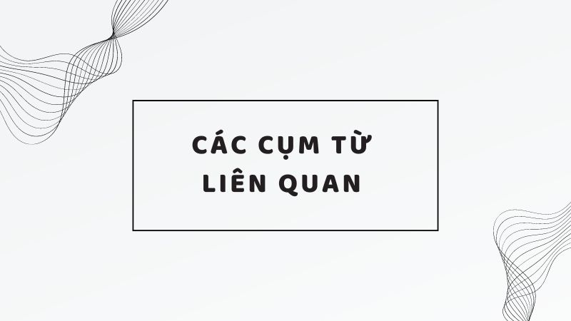 Các cụm từ liên quan