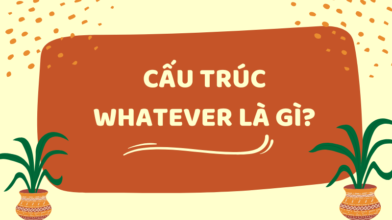 Cấu trúc Whatever là gì?