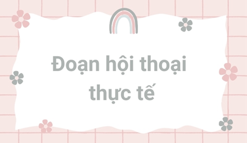 Ví dụ hội thoại