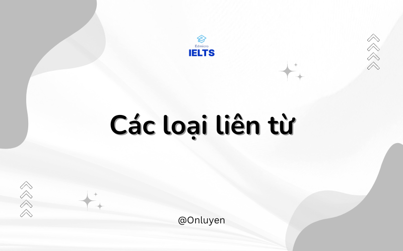 Các loại liên từ