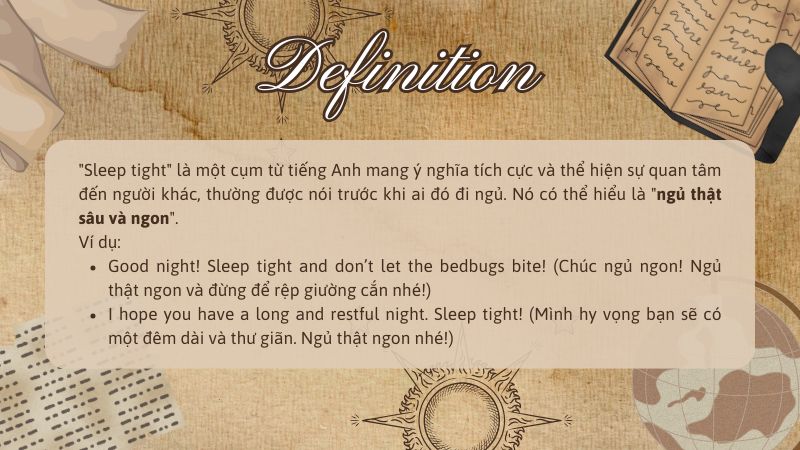 Định nghĩa sleep tight