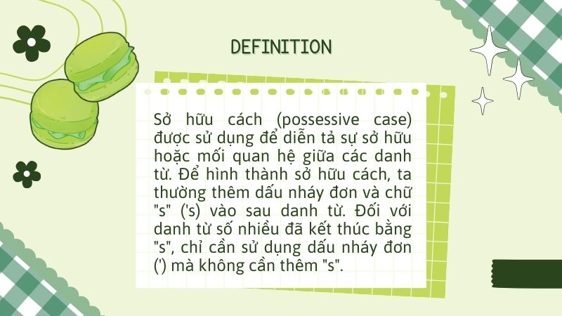 Sở hữu cách là gì
