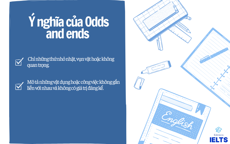 Ý nghĩa của Odds and ends