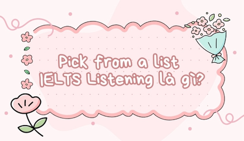 Pick from a list