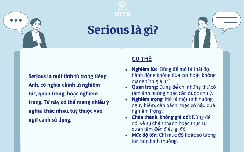 Serious là gì? Serious là gì?
