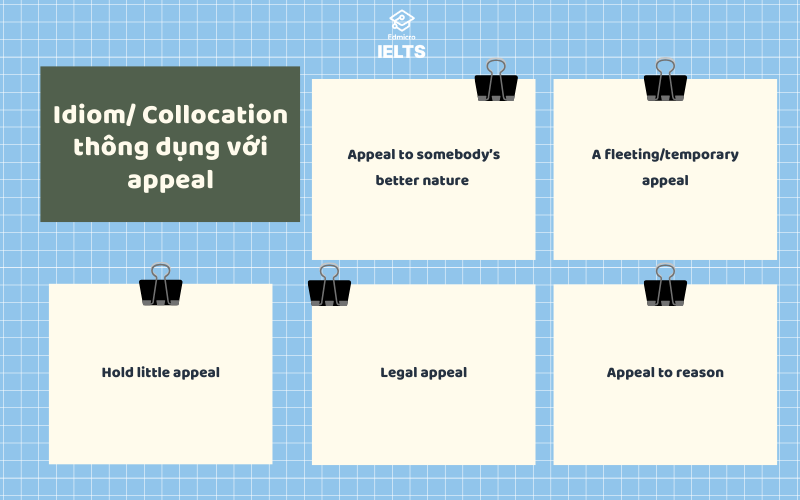 Idiom/ Collocation thông dụng với appeal