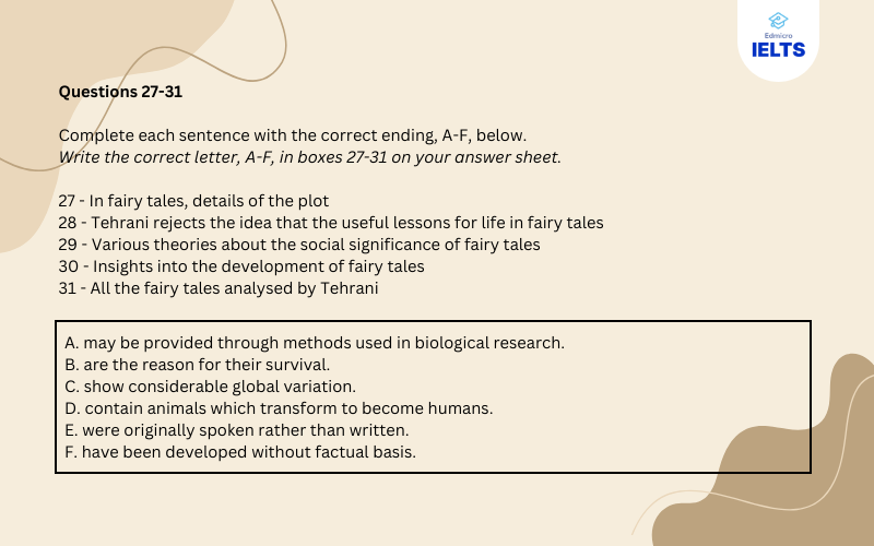Question 27 - 31 Question 27 - 31