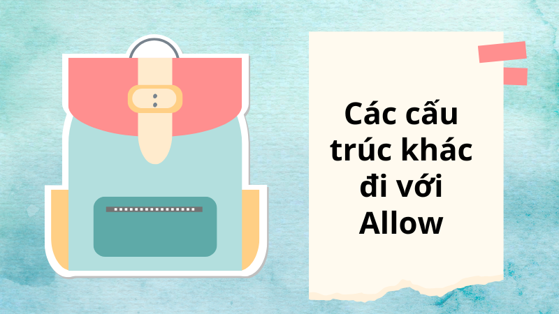 Các cấu trúc khác đi với Allow