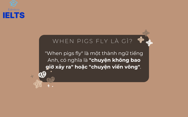 When pigs fly là gì?