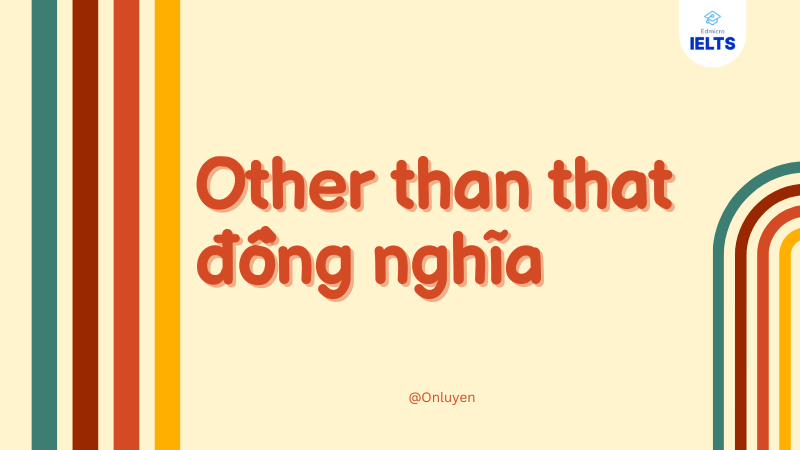 Từ/cụm từ đồng nghĩa