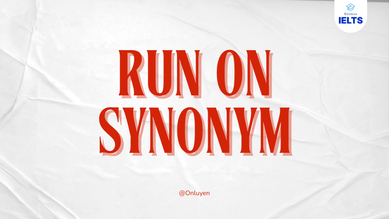 Run on synonym